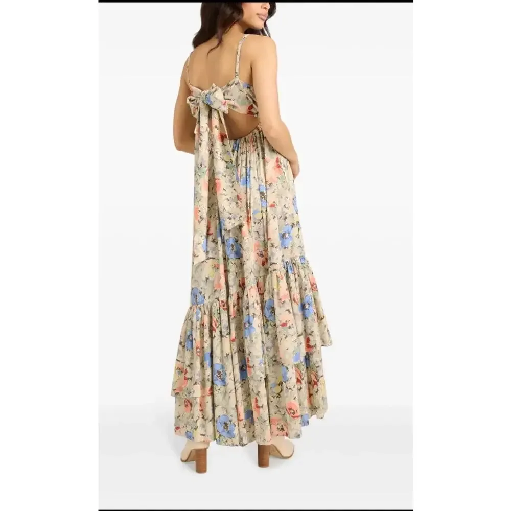 Cinq à Sept Painted Garden Hailey Dress - Size 6 - New - Picture 4 of 7